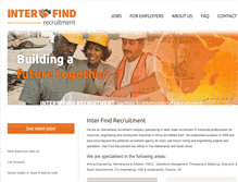 Tablet Screenshot of interfindrecruitment.com